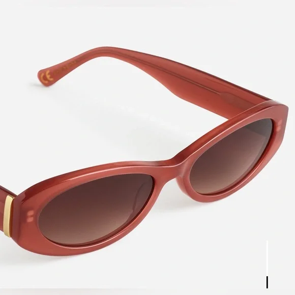 NWT MADEWELL Skinny Oval Sunglasses - Picture 1 of 7